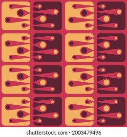 Simple abstract seamless pattern for web, advertising, textiles, prints and any design projects. Geometric shapes will decorate any surface or thing and make it attractive.