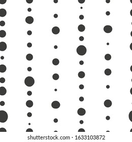 Simple abstract seamless patterns with spots and dots. Background for decoration, wrapping paper, wallpaper, cards and greetings. Minimalistic style two colors