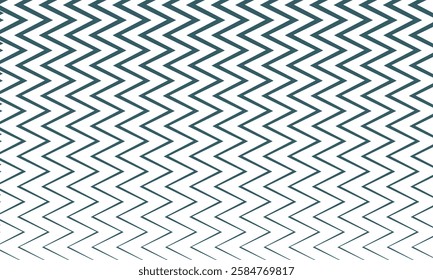 simple abstract see green colour thik to thin vertical zig zag line pattern