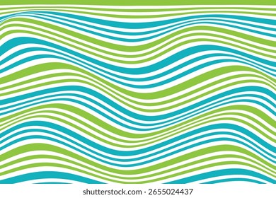 simple abstract sky blue and green color horizontal wavy distort line pattern wavy lines abstract turquoise and green