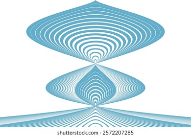 simple abstract sky color big to small geometric creative pattern