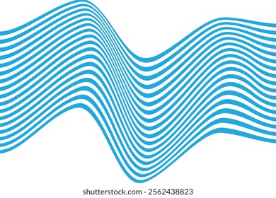 simple abstract sky color wave creative line pattern a blue wave with a line that says blue on it