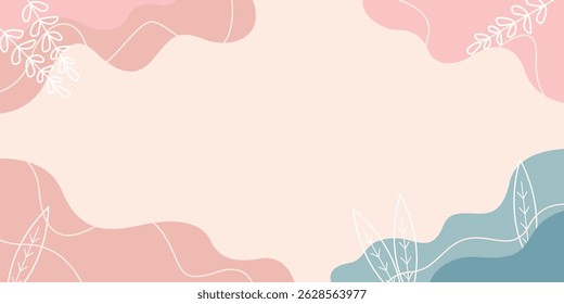 Diseño de fondo rosa suave Abstractas simple