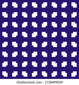 simple Abstract square shape blue monochrome Seamless Pattern Background Wallpaper. pattern for, fabric, textile, print, decor, paper, and more