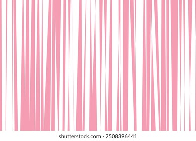 simples abstrato doce leve cor rosa vertical fino a grosso padrão de linha um tecido listrado rosa e branco com uma faixa branca