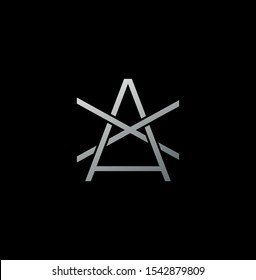 Simple Abstract Techno Line  Letter A,X, AX  logo icon. Creative vector logo icon design  concept  for business or company identity. 
