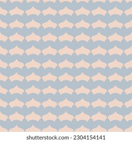 Simple abstract texture in retro style. Vintage monochrome seamless pattern. Vector background with simple repeated shapes