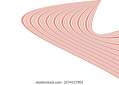  simple abstract tomato color creative wavy line pattern abstract red wave lines that can be used as a background or texture