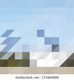 Simple abstract triangle vector background