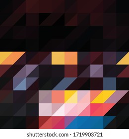 Simple abstract triangle vector background