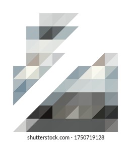 Simple abstract triangle vector background