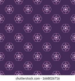Simple abstract vector pattern. Design with a symmetric ornament for printing on textiles and paper.