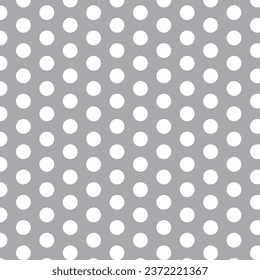simple abstract white color polka dot pattern on grey color background