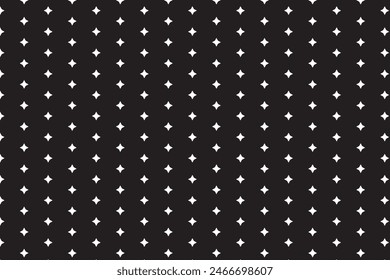  simple abstract white color small star pattern perfect for background wallpaper a black and white background with a pattern of white arrows
