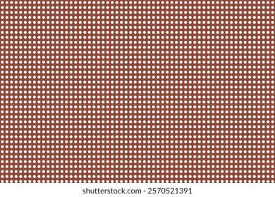 simple abstract white color small polka dot pattern on dark red background