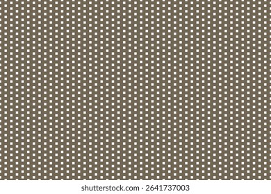 simple abstract white color small square pattern on mushroom color background brown woven texture