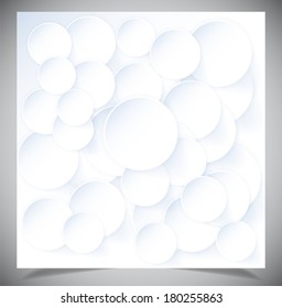 Simple Abstract  white Paper background. Vector illustration.