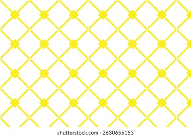 simple abstract yellow color geometric square diagonal line pattern yellow geometric diamond grid