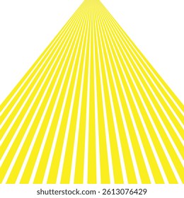 simple abstract yellow colour vertical upear arc line pattern with white background.