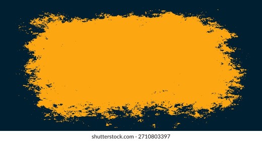Simple abstract yellow grunge on black background. Illustration vector design