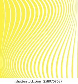  simple abstract yellow thik to thin bland vertical wave line pattern