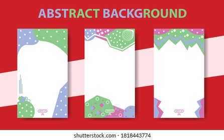 Fondo abstracto simple para plantillas de banners de medios sociales