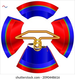 A simple ac generator consists of a coil of wire rotating in a magnetic field.