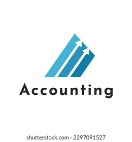 plantilla de logotipo de diseño de contabilidad simple