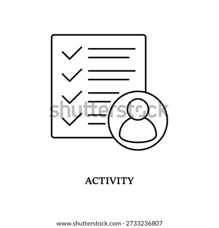 Simple Activity icon for social media, app, and web design. Vector illustration, Eps 10.