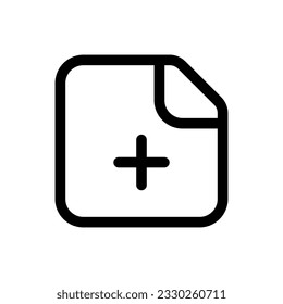 Simple Add Post icon. The icon can be used for websites, print templates, presentation templates, illustrations, etc