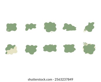 Simple Aesthetic Blob Element Set