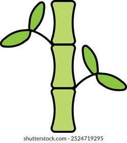 simple, aesthetic and nice bamboo icon