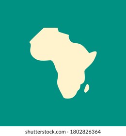 simple Africa Map icon Logo designs template