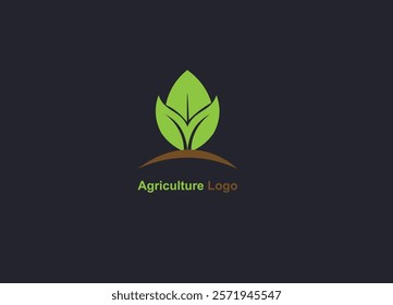 Simple agriculture logo focuses on clean and recognizable icons that convey the core values of agriculture. Featuring universal symbols like leaves, wheat stalks and farm tools these logos are design.