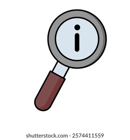 Simple Ai Search icon. The icon can be used for websites, print templates, presentation templates, illustrations