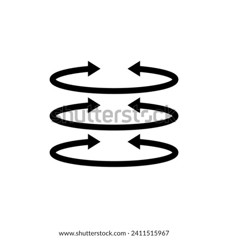 Simple Air Fryer Technology Badge Logo Design. Symbol Line vector