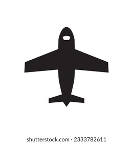 Simple airplanes vector icon on white background, airplane vector Illustration