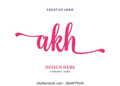 The simple AKH lettering logo is easy to understand and authoritative