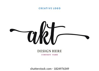 The simple AKT lettering logo is easy to understand and authoritative