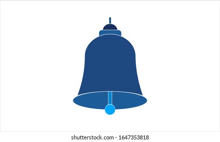 Simple  alarm bell icon vector image