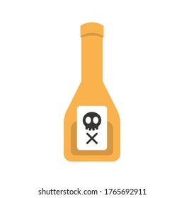 Simple alcohol bottle vector illustration