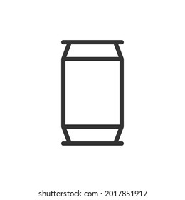 Simple alcohol line icon. Premium symbol in stroke style. Design of alcohol icon. Vector illustration.
