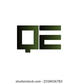 Simple alphabet modern minimalist vector font icon logo design