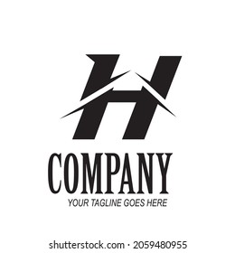 Icono de vector alfabético simple. Diseño de logotipo de ilustración vectorial simple. Adecuado para todo tipo de empresas.
