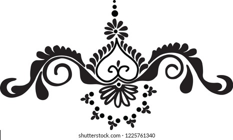 alpana images stock photos vectors shutterstock https www shutterstock com image vector simple alpona design vector art 1225761340