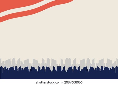 simple american background with copy space