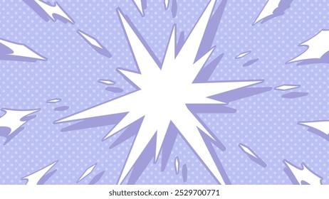Simples americano estilo quadrinhos explosão efeito background_purple_16:9