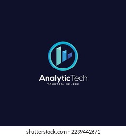 Simple Analytic Logo designs template, Business logo