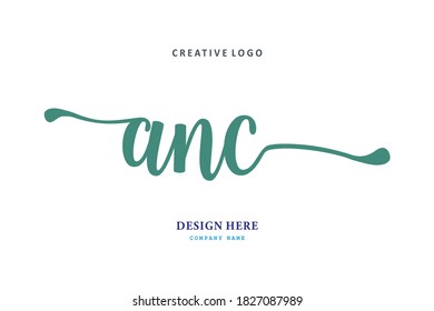 The simple ANC lettering logo is easy to understand and authoritative