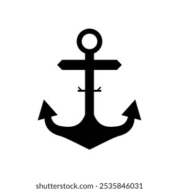 simple anchor icon illustration design
